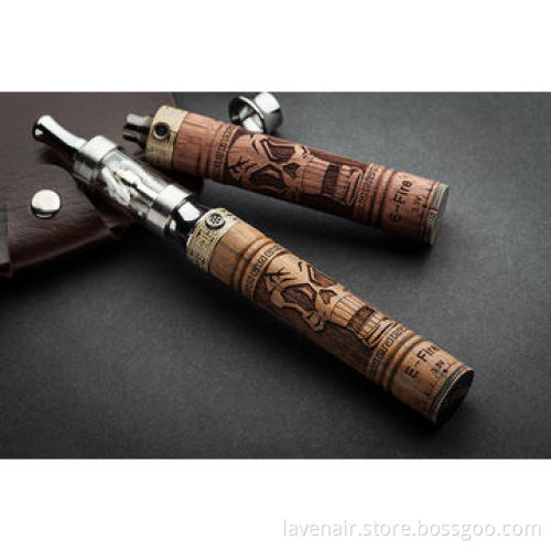 Wooden electronic cigarette with protank II atomizer, 1100mAh battery